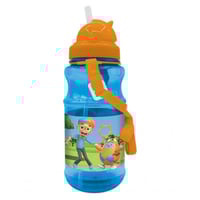 بليبي زمزمية شفافة للأطفال 500 مل مع مصاصة وحزام ،...