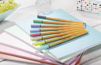 ستابيلو- فاينلاينر بوينت 88 - أقلام باستيل 8 ألوان