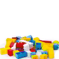 دولو لعبة مكعبات الالوان 85 قطعة