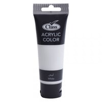 كلاس الوان اكريليك انبوب 60 مل لون أبيض