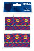 مجموعة ممحاة برشلونة 6 قطع في كيس OPP – أدوات مكتب...