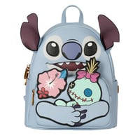 3D ديزني شنطة ظهر شخصية ستيتش سماوي