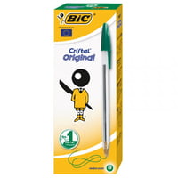 بيك باكيت اقلام كريستال لون أخضر 10 أقلام