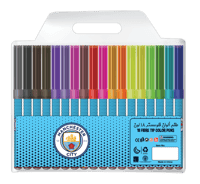 مانشستر سيتي أقلام تلوين 18 لون – مجموعة أقلام إبد...