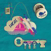 شاربي قلم ماركر دائم طقم من 30 لون، حبر مقاوم للما...