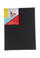 كلاس لوحة كانفوس أسود (40 × 30 سم)، خالي من الأحما...