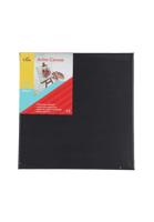 كلاس لوحة كانفوس أسود (30 × 30 سم)، خالي من الأحما...