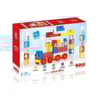 دولو قطار المكعبات 50 قطعة