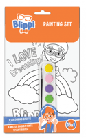بليبي - طقم تلوين مع الوان مائية