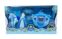 مجموعة عربة الأميرة بحصان مع اكسسورات، مجموعة لعب...