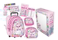 لولوكاتي طقم شنطة ترولي 25 في 1 (18 بوصة) ، ملصقات...