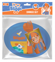 بليبي - طقم طعام بلاستيك من 4 قطع