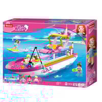 سلوبان قطع تركيب بناتي قارب البناء (212 قطعة)