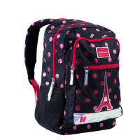 بوز شنطة ظهر برج ايفل أنيقة للطلاب مقاس 17.5 بوصة...