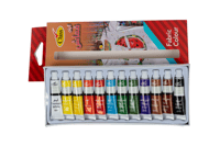 كلاس طقم الوان قماش 6 مل × 12، مثالية للمبتدئين، و...