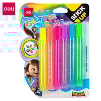 ديلي غراء لامع ألوان نيون قابل للغسل 12مل*6 قطع ،...