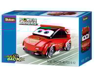 سلوبان قطع تركيب سيارة سحب أحمر - 45 قطعة