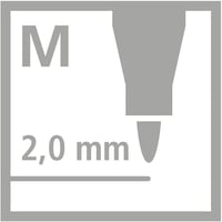 ستابيلو اقلام تلوين باور مجموعة من 30 لون