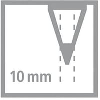 ستابيلو وودي 3 في 1 مجموعة من 10 ألوان مع براية