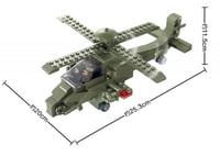 سلوبان قطع تركيب بلاستيك قوات برية جوية- 683 قطعة