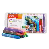 ديلي مجموعة الوان باستيل زيتية من 12 لون ، ألوان ا...