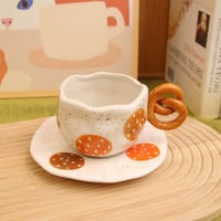 كوب سيراميك بمقبض بسكويت