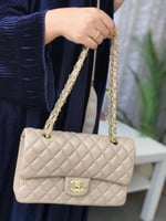 شانيل كلاسيك جلد ناعم