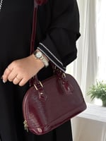 شنطة جلد نسائي