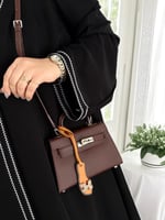 شنطة كيلي قفل فضي