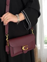 شنطة كوتش تابي برغندي