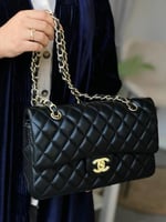 شانيل كلاسيك جلد ناعم