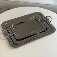 صينية تقديم معدن