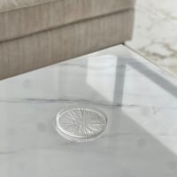 صحن تقديم زجاج