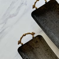 صينية تقديم معدن