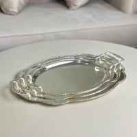 صينية تقديم معدن