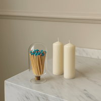 زجاجة كبريت ملون عصرية