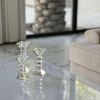 حامل شمع كريستال