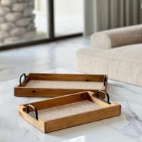 صينية تقديم خشبية