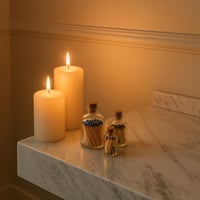 زجاجة كبريت ملون عصرية