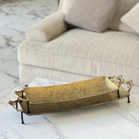 صينية تقديم معدن