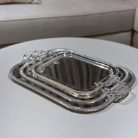 صينية تقديم معدن