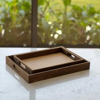 صينية تقديم خشبية