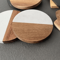 قاعدة مميزة - خشب +رخام