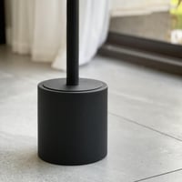 طاولة معدن اسود بسطح اكريلك