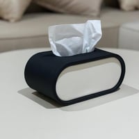 علبة مناديل جلد