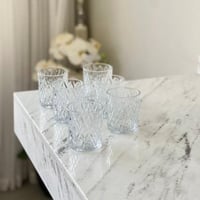 طقم كوب زجاج