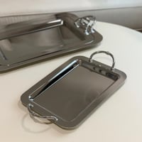 صينية تقديم معدن