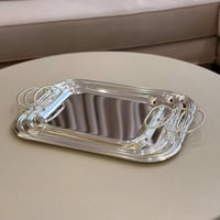 صينية تقديم بسطح مرايا