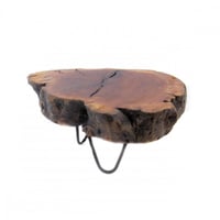 ستاند تقديم خشب طبيعي