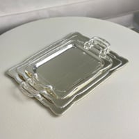 صينية تقديم معدن